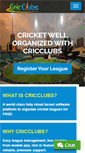 Mobile Screenshot of cricclubs.com